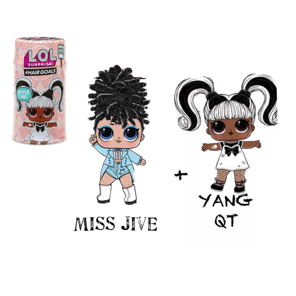 LOL Surprise Hairgoals Yang Qt + Miss Jives NEW